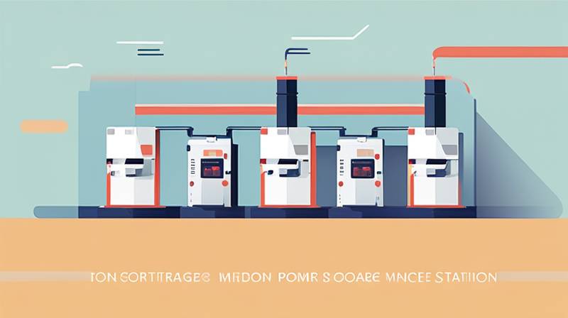 What mode does the energy storage power station use?