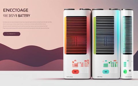 What words are printed on the energy storage battery?