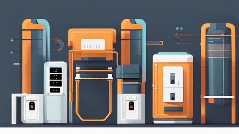 What equipment is used in energy storage stations?
