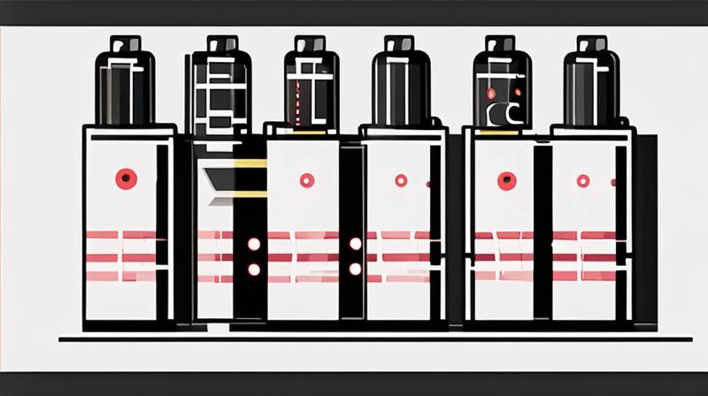 How many volts does the energy storage battery discharge to?