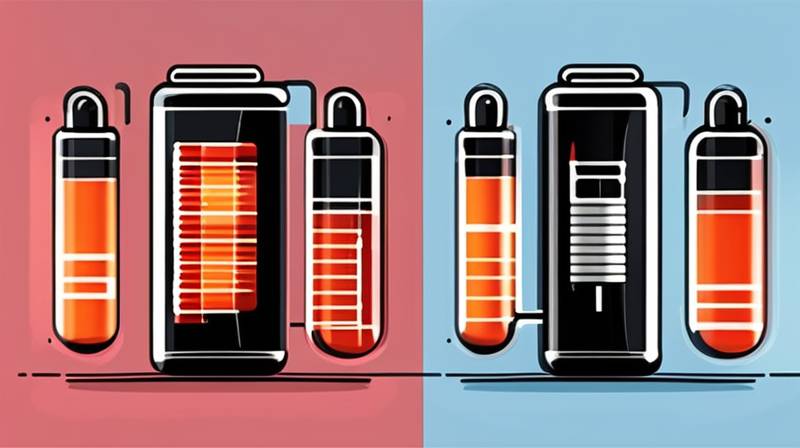 What is the temperature of the energy storage battery?