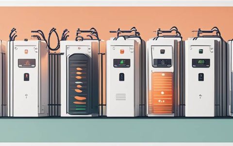 How many meters are the distances between energy storage stations?