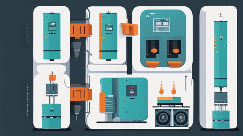 What equipment is used in assembling an energy storage plant?