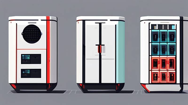 What does the energy storage cabinet mainly include?