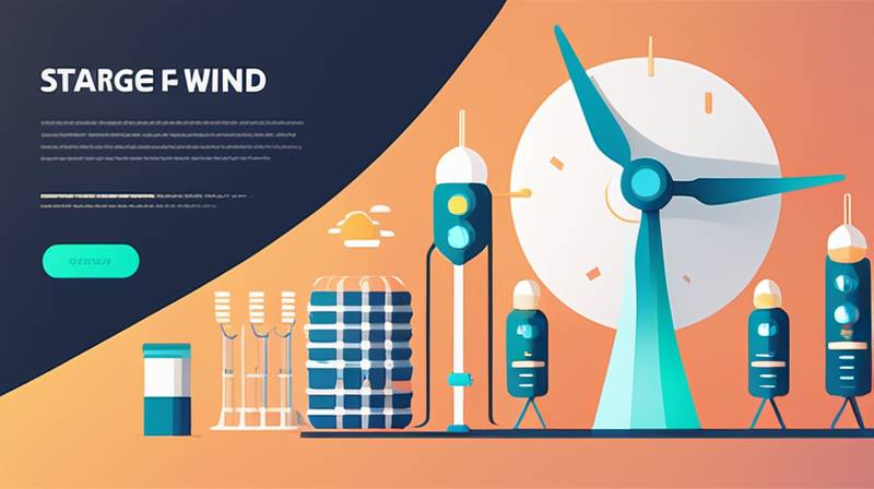 What are the energy storage systems for wind power stations?