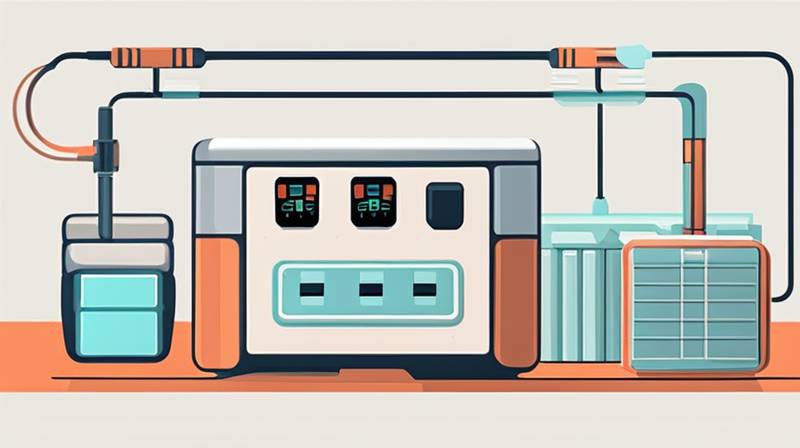 What equipment does a household energy storage power station have?