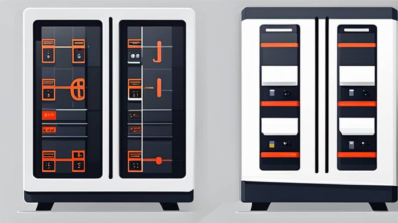 What is the output voltage of the energy storage cabinet?