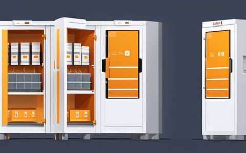 What is the appropriate storage spacing for energy storage cabinets?