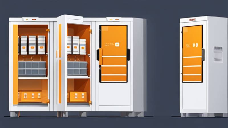 What is the appropriate storage spacing for energy storage cabinets?