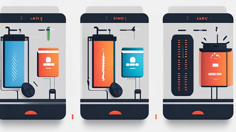 What are the large swing energy storage devices?