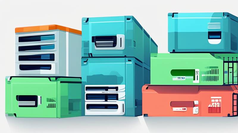 How many kilowatts of energy can a container store?