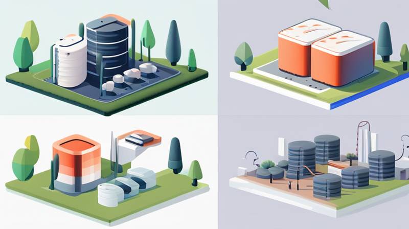 Which companies provide large-scale energy storage?