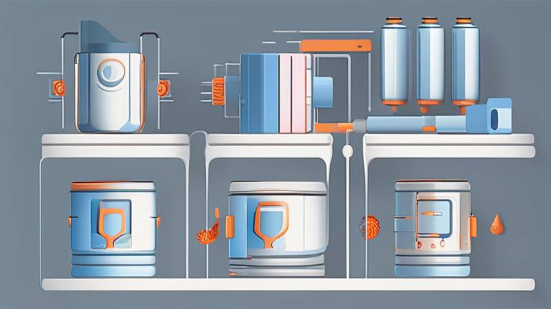 What are the types of light energy storage materials?