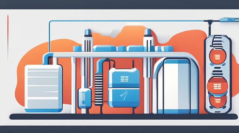 What are the components of an energy storage station?