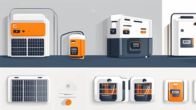 What equipment does the simple energy storage system have?