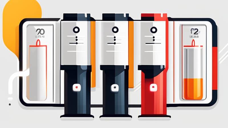 How many volts should the energy storage battery be charged?
