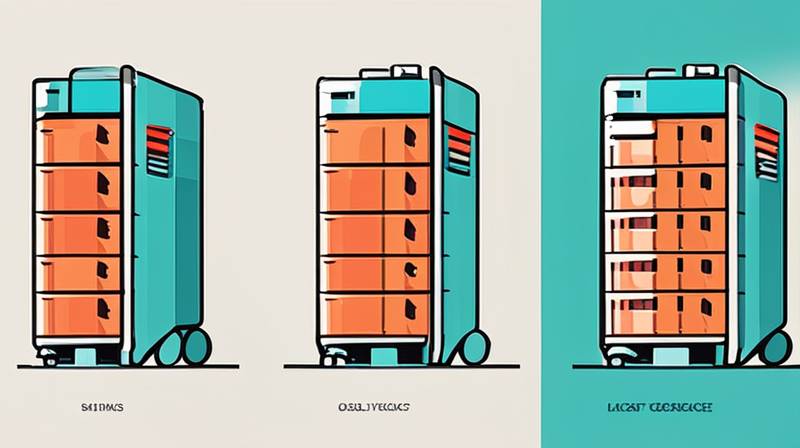 What are the large energy storage containers?