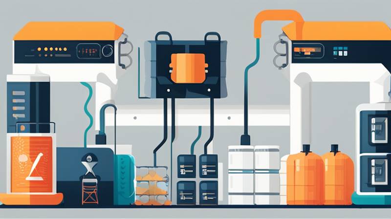 What gases are used in energy storage power stations?