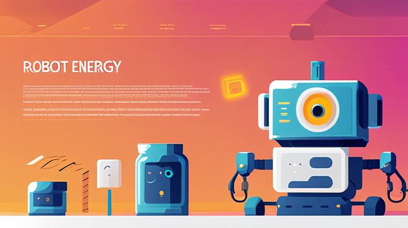 What energy storage components does the robot have?