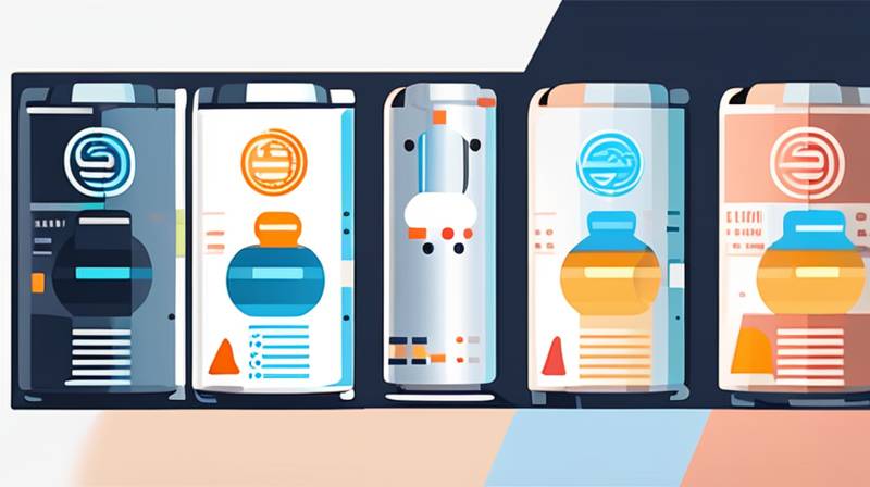 What are the three main areas of energy storage?