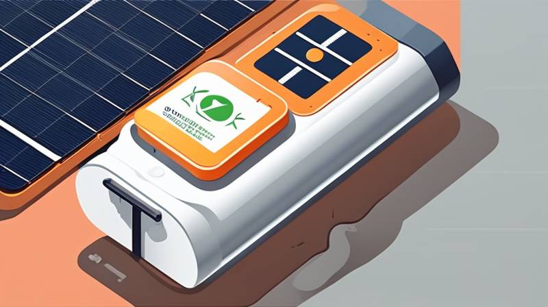 What kind of battery is used for solar energy storage battery