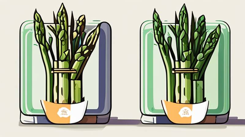 Can asparagus peel be stored and how to eat it?