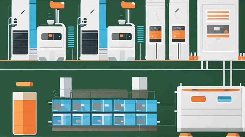 What equipment is involved in energy storage?