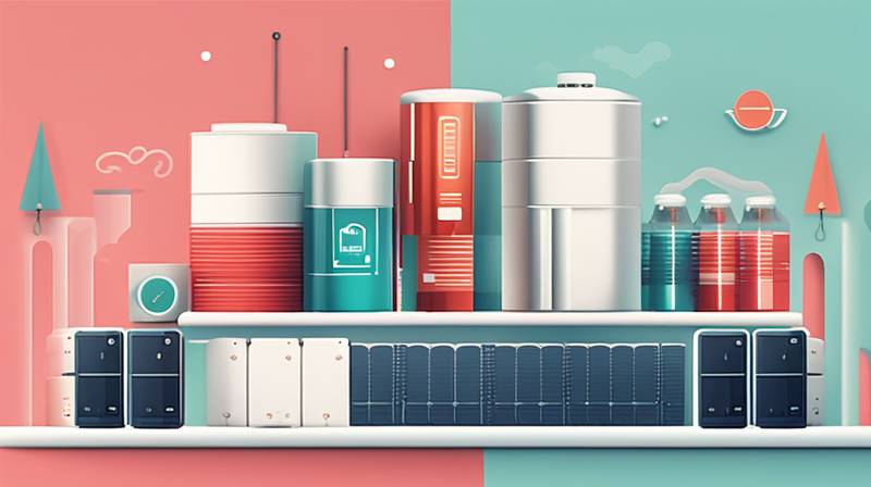 What does a large energy storage system include?