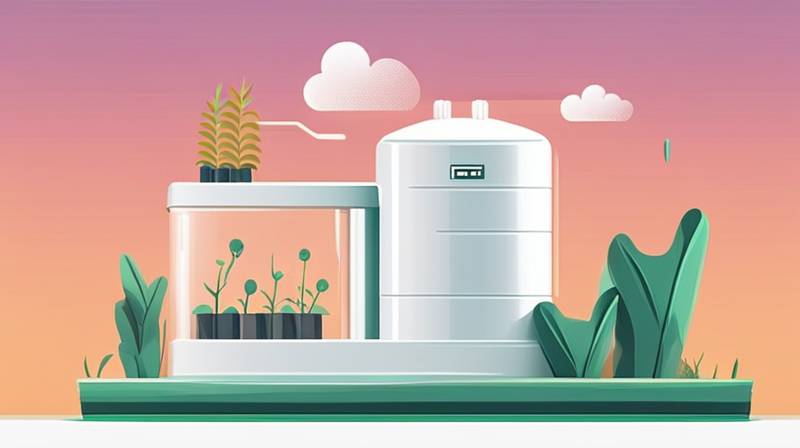 What plants can be placed in the storage tank?