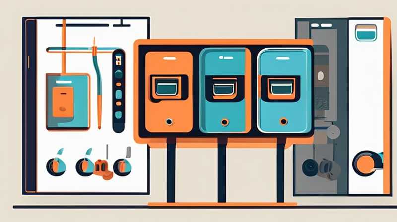 ¿Cuál es el principio de apertura automática de puertas de gabinetes de almacenamiento de energía?