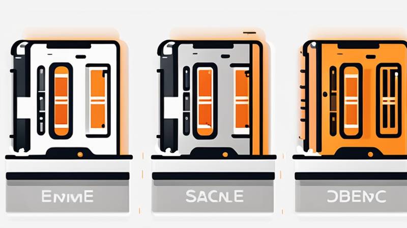 What are the energy storage industry categories?