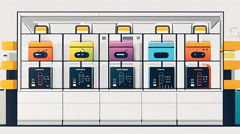 ¿Cuál es la estructura interna del gabinete de almacenamiento de energía?