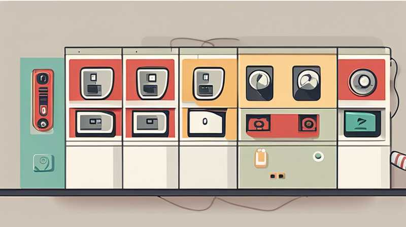 ¿Qué tipo de interruptor tiene el gabinete de almacenamiento de energía?