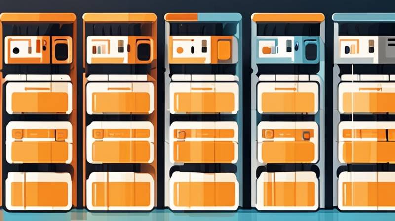 What are the energy storage components of the system?