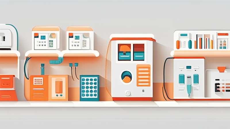 Diagrama de cómo instalar cerraduras en gabinetes de almacenamiento de energía.