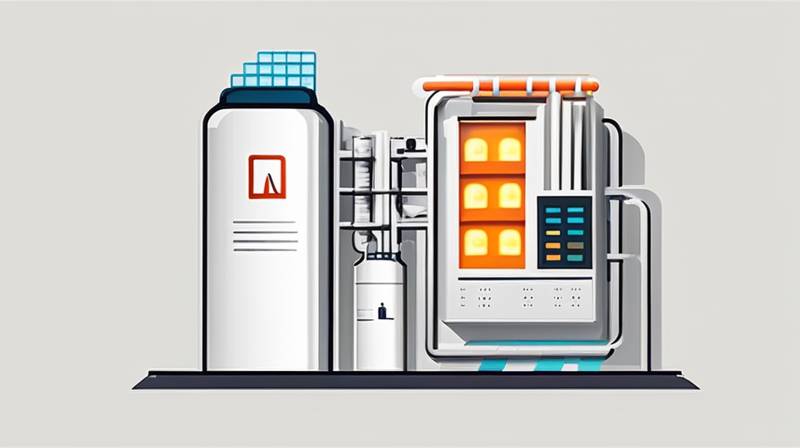 What does the power plant energy storage system include?