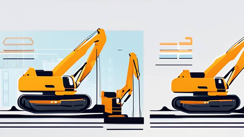 What is the energy storage device of the excavator?