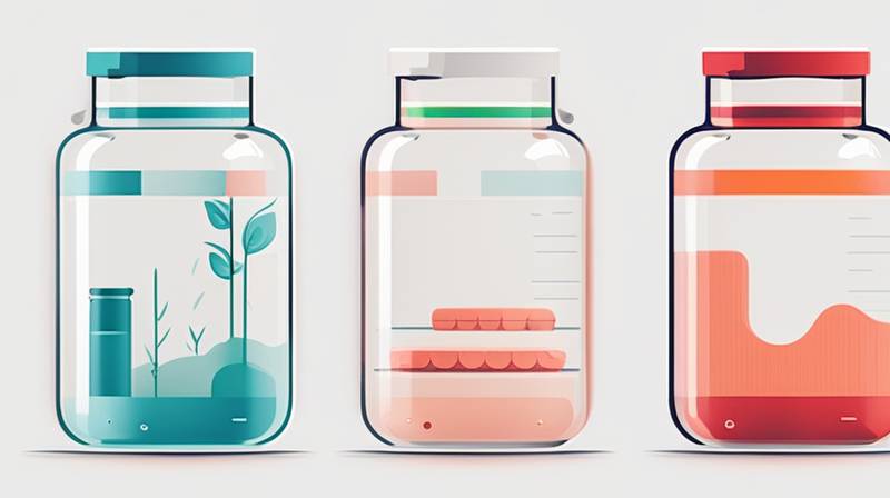 What can plastic storage jars be used for?