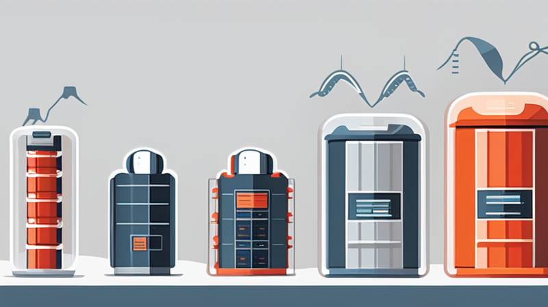 What are the large energy storage capacitors?