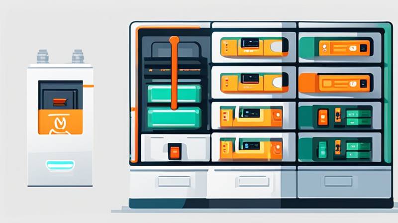 What is the energy storage key in the power distribution cabinet?