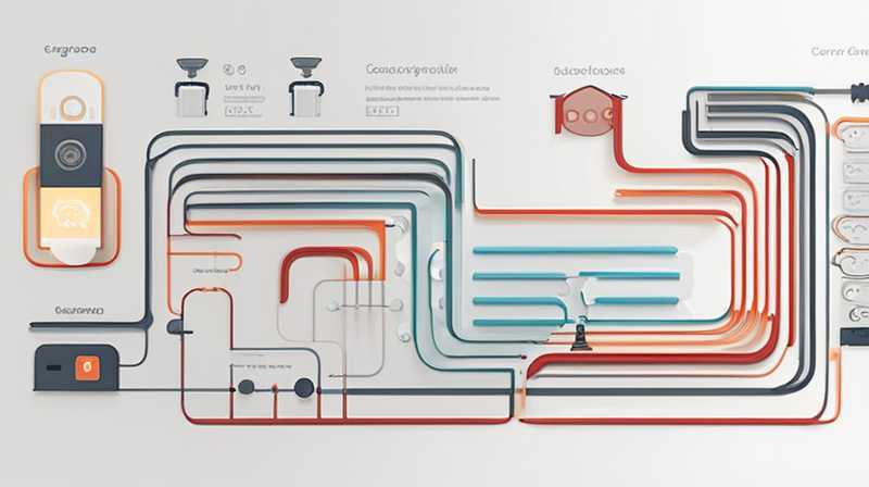 Diagrama de cómo cablear una central eléctrica de almacenamiento de energía.