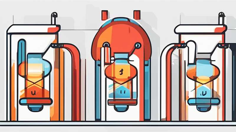 Cómo llenar el grupo de almacenamiento de energía con nitrógeno.