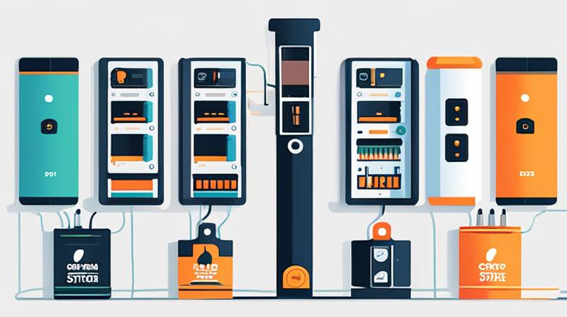 What does the energy storage station store?