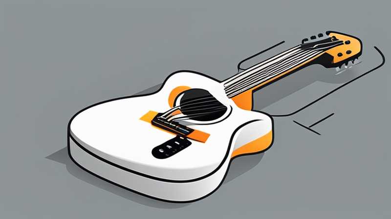 Cómo conectar un almacenamiento de energía portátil a una guitarra eléctrica