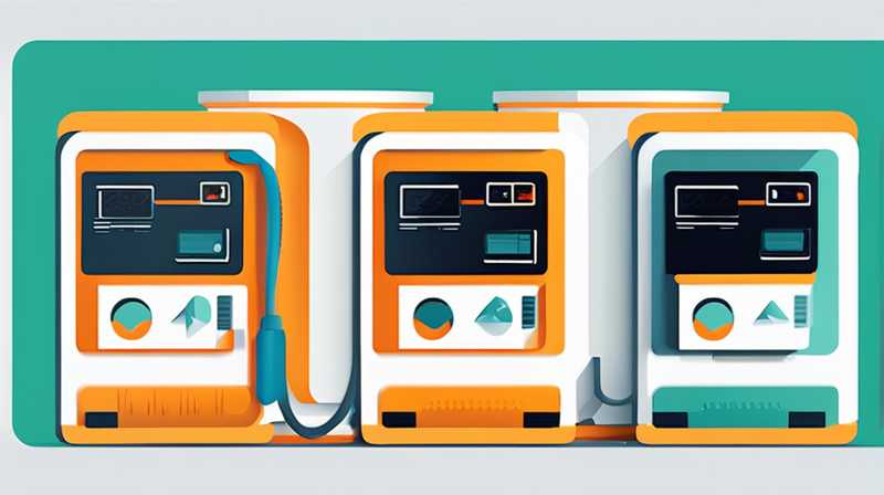 Cómo poner contenedores de almacenamiento de energía.