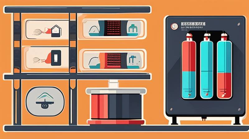 Where does the energy storage motor store energy?