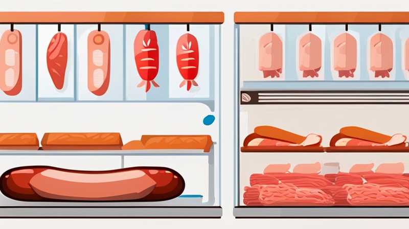 ¿Cuánto tiempo se pueden almacenar las salchichas de carne magra pura a temperatura ambiente?