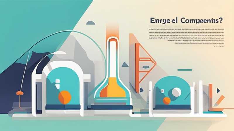 ¿Qué componentes de apoyo se necesitan para el almacenamiento de energía?