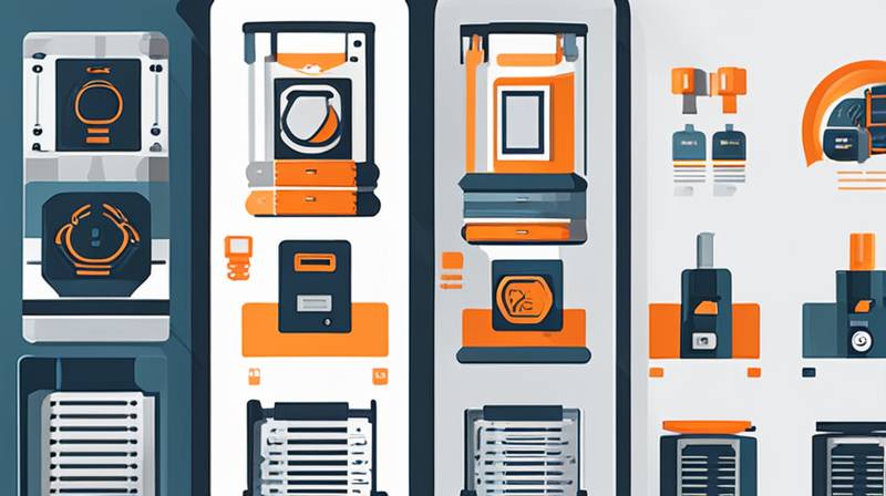 What does industrial energy storage equipment include?