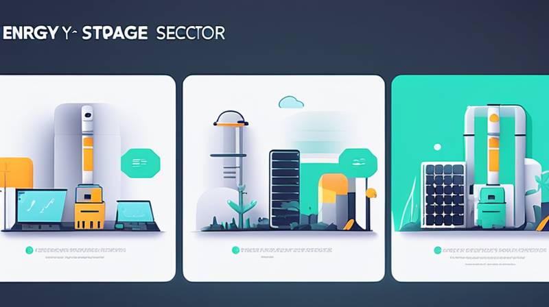 Which companies are included in the energy storage sector?